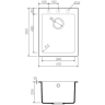 Мойка OMOIKIRI BOSEN 41-DC Tetogranit/темный шоколад 4993217